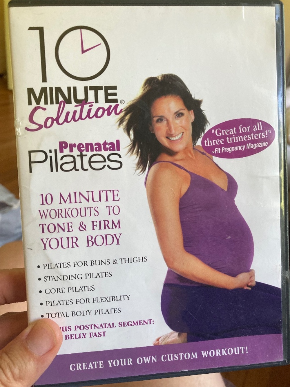 10 minute solutions prenatal Pilates dvd